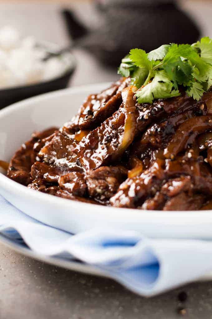 Beef Chinese Recipes
 Chinese Beef with Honey Black Pepper Sauce