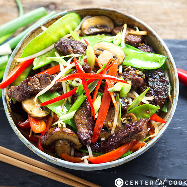 Beef Chinese Recipes
 Asian Beef with Ve ables Recipe