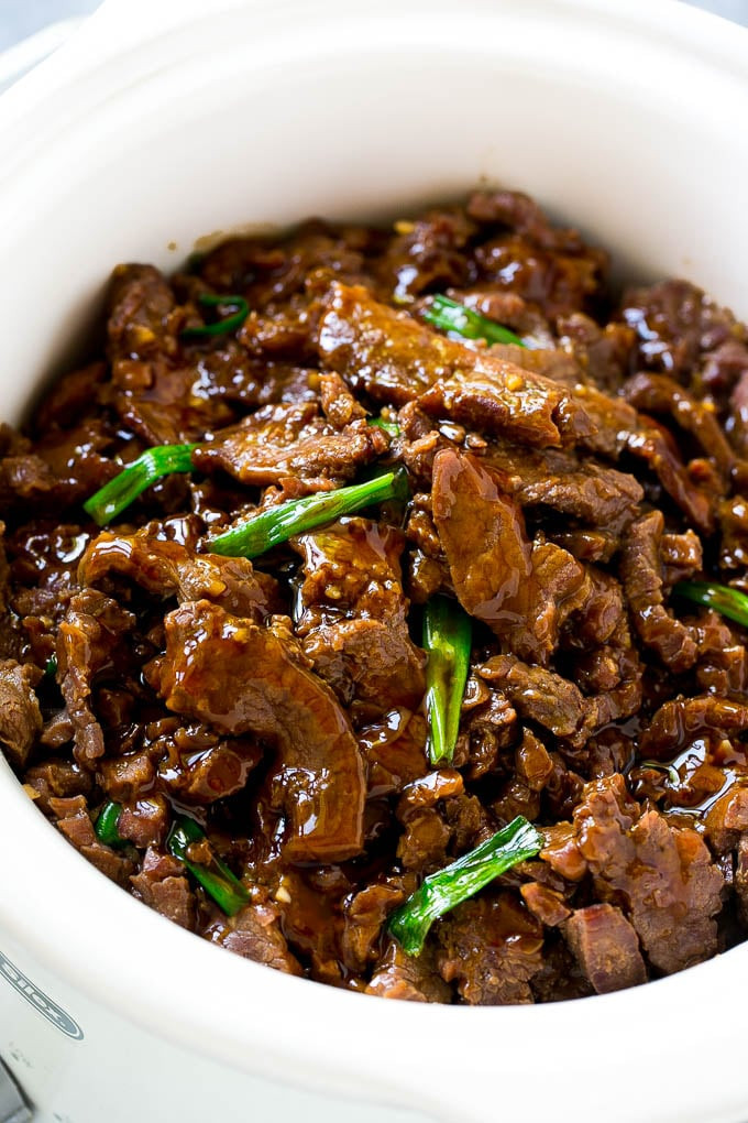Beef Chinese Recipes
 Slow Cooker Mongolian Beef Dinner at the Zoo