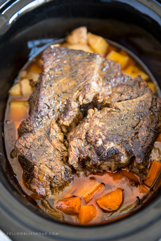 Beef Chuck Slow Cooker Recipes
 The Best Crock Pot Roast Slow Cooker Pot Roast