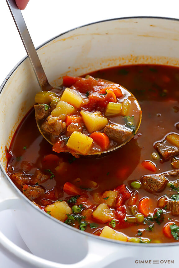 Beef Vegtable Soup
 Ve able Beef Soup