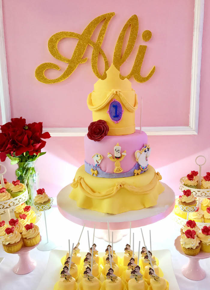 Belle Birthday Party Ideas
 Kara s Party Ideas Beauty and the Beast Birthday Party