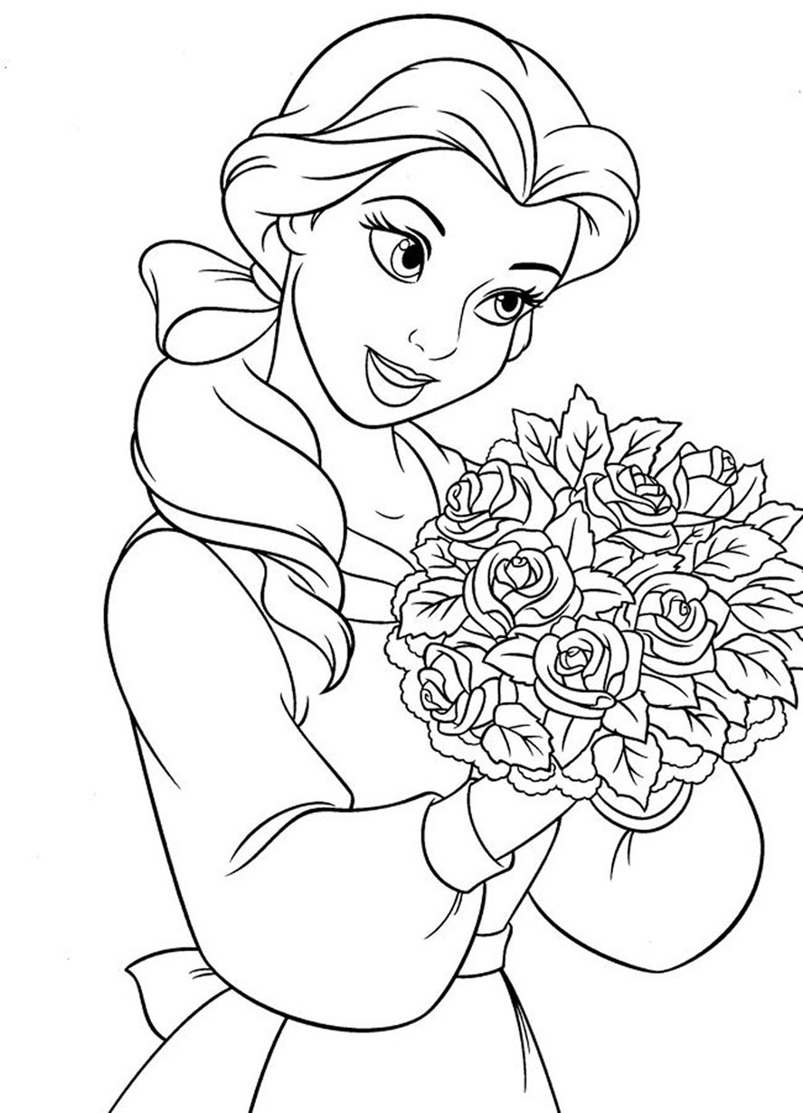 Belle Printable Coloring Pages
 Belle Coloring Pages 2017 Dr Odd