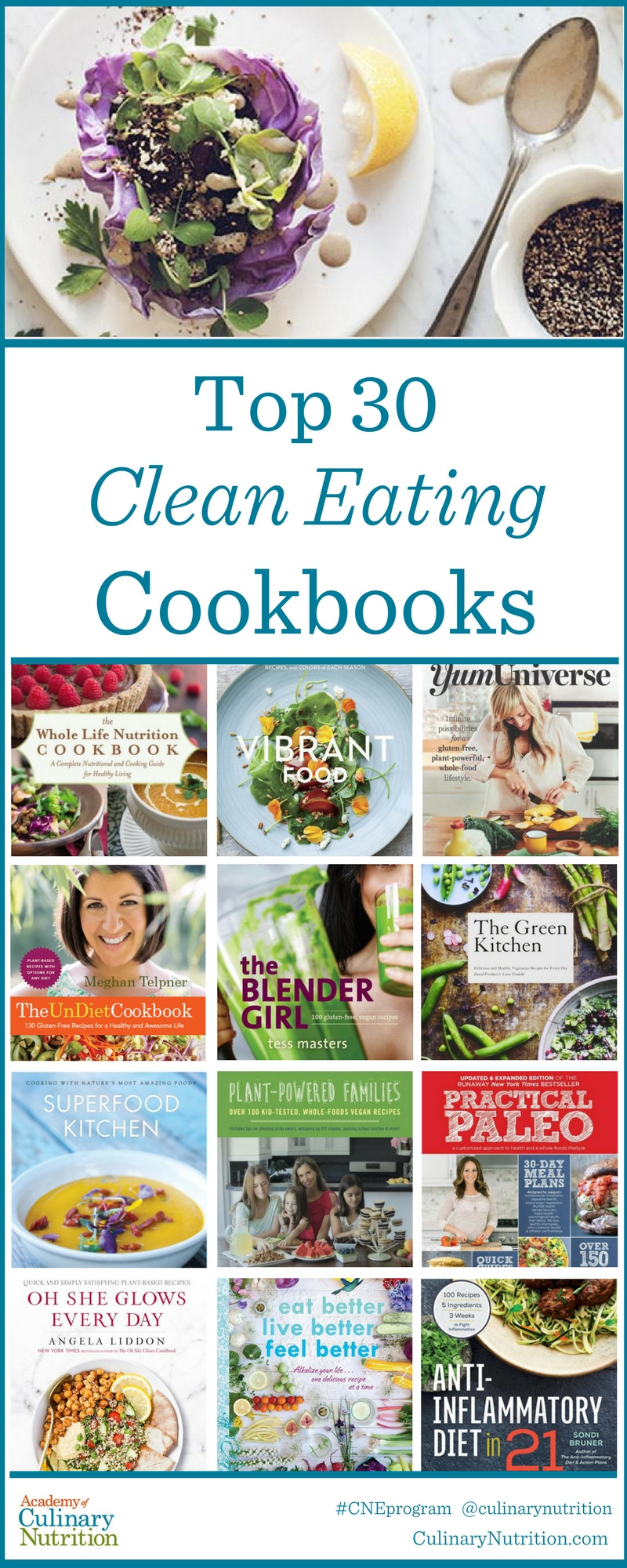 Best Clean Eating Books
 Top 30 Clean Eating Healthy Cookbooks