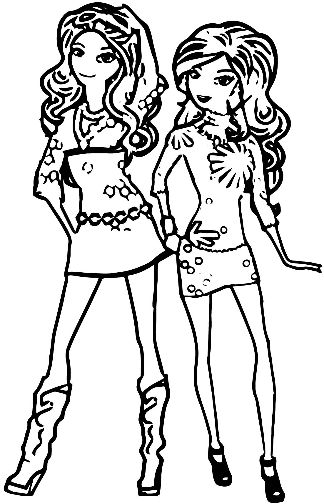 Best Friend Coloring Pages For Girls
 Coloring Pages For Girls