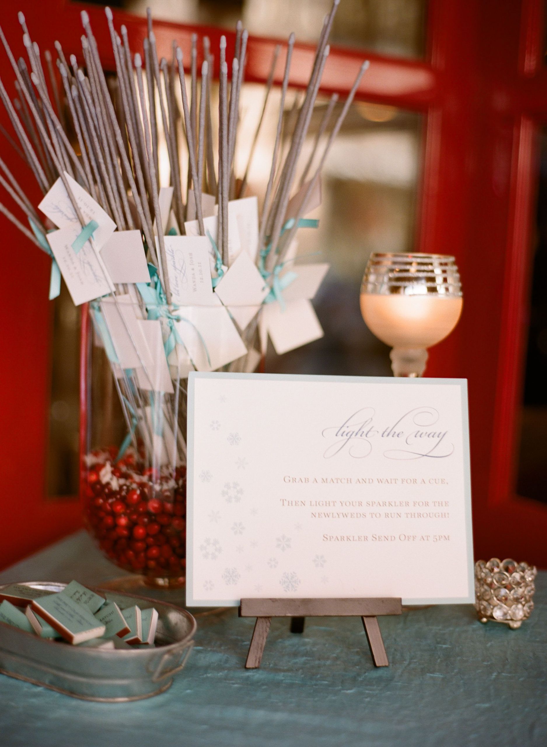 Best Place To Buy Wedding Sparklers
 Gorgeous Winter Wedding Sparklers Event Planning Lauryn