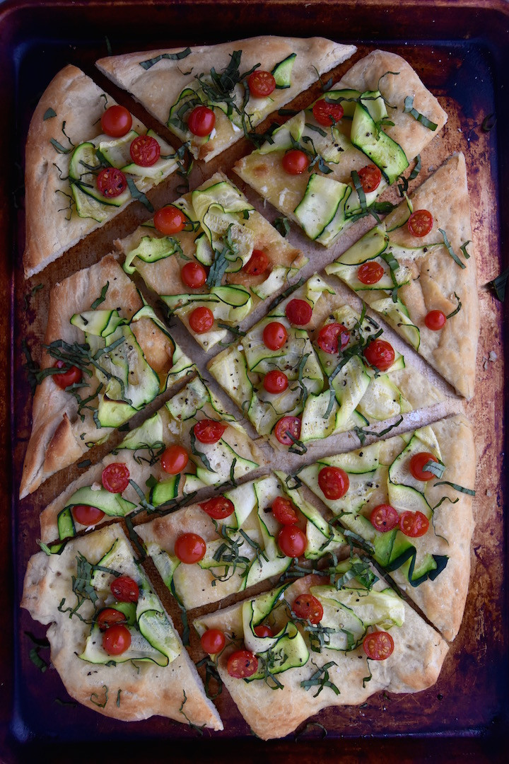 Best Premade Pizza Dough
 A delicious and simple Summer Flatbread with Zucchini and