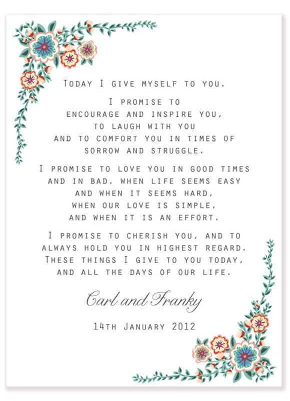 Best Wedding Vows Examples
 wedding vows best photos Page 3 of 4 Cute Wedding Ideas