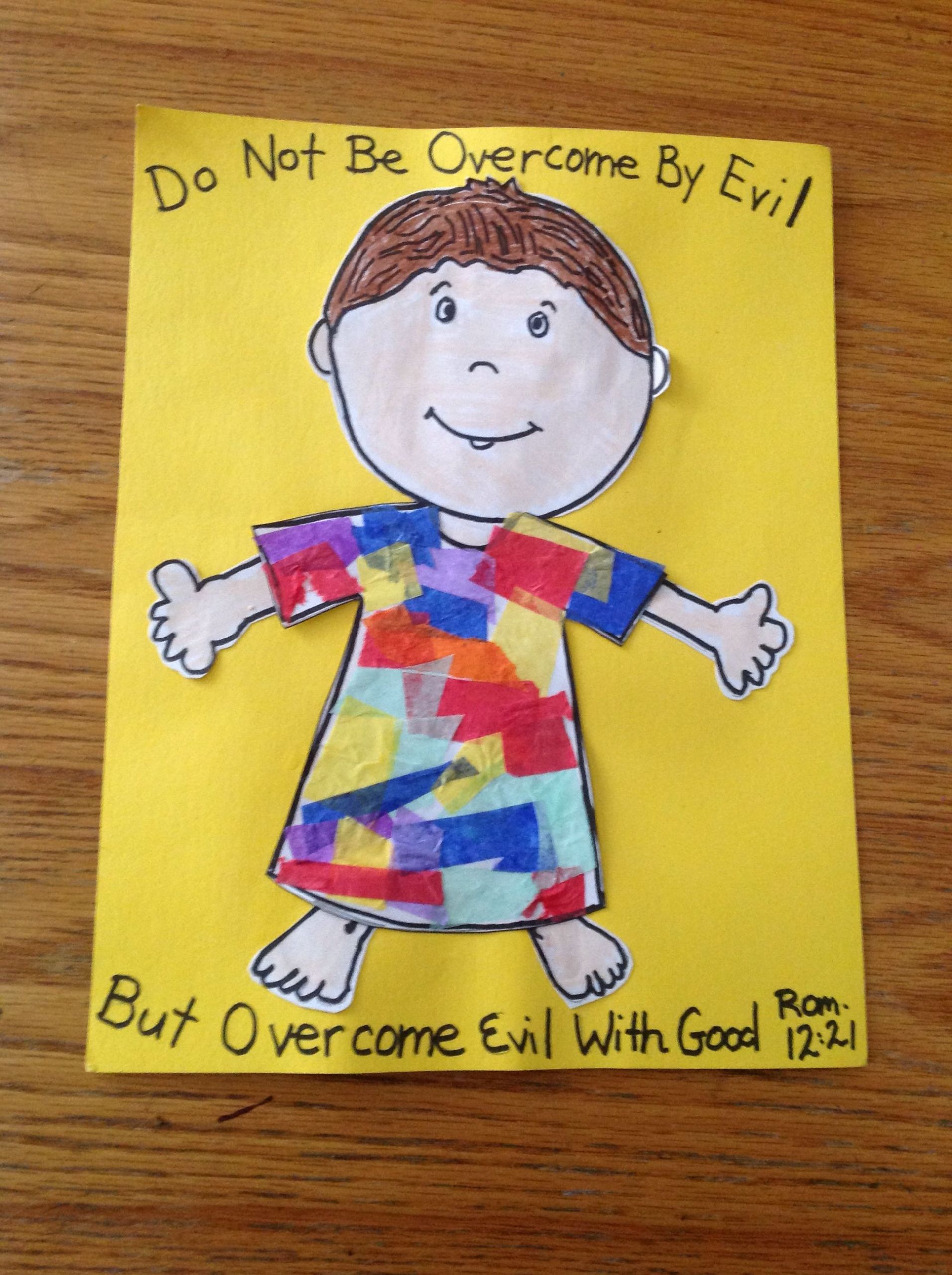 Bible Craft For Preschoolers
 Joseph Bible Craft