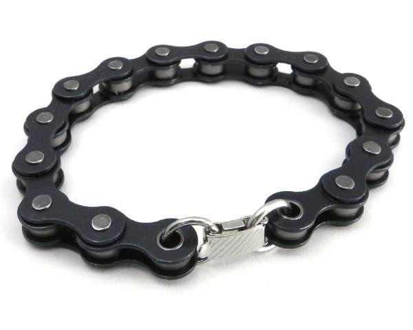 Bicycle Chain Bracelet
 Black Bike Chain Bracelet