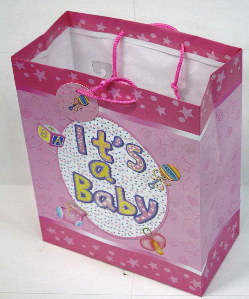 Big Baby Shower Gifts
 12PC LARGE BABY SHOWER GIFT BAG ASSORTED COLORS 5" X 11" X