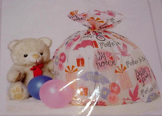 Big Baby Shower Gifts
 Baby Shower Giant Gift Bag Extra Plastic Gift Sack 4