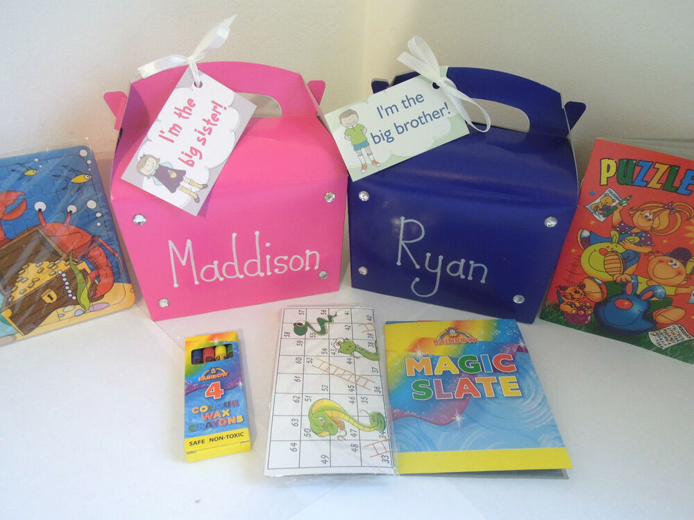Big Sister Gifts From Baby
 Personalised Filled Gift Box Party Bag For Big Brother Big