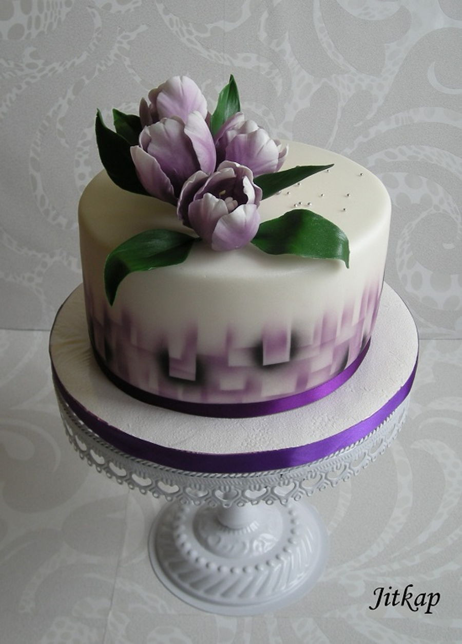 Bilo Birthday Cakes
 Birthday Cake With Tulips CakeCentral