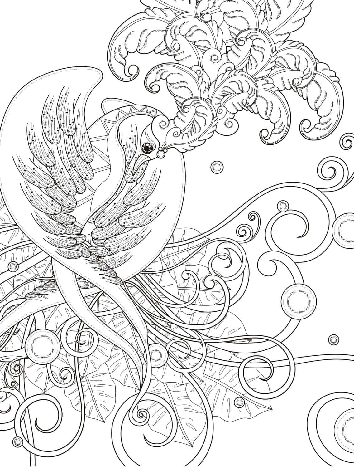 Bird Coloring Book For Adults
 20 Gorgeous Free Printable Adult Coloring Pages Page 15