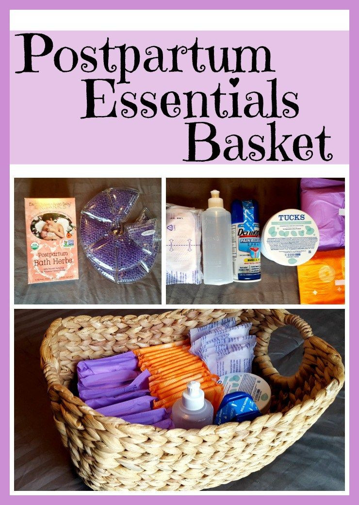 Birth Mother Gift Ideas
 DIY Postpartum Essentials Basket What new mamas need