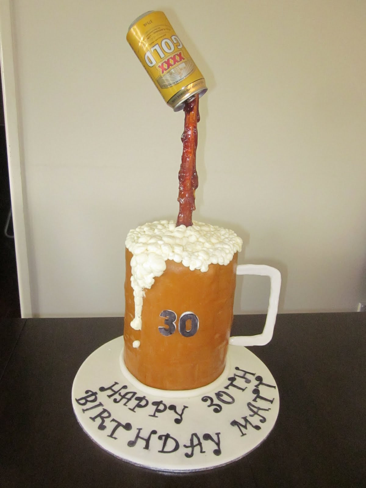 Birthday Cake Beer
 Deb s Cakes and Cupcakes Beer Stein 30th Birthday cake