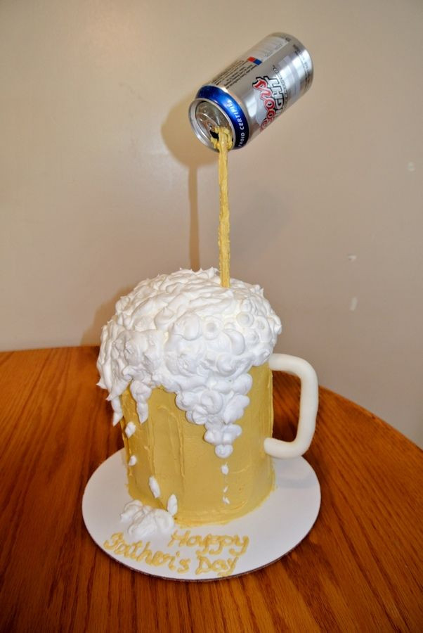 Birthday Cake Beer
 My version of the mug of beer cake I have seen on here so