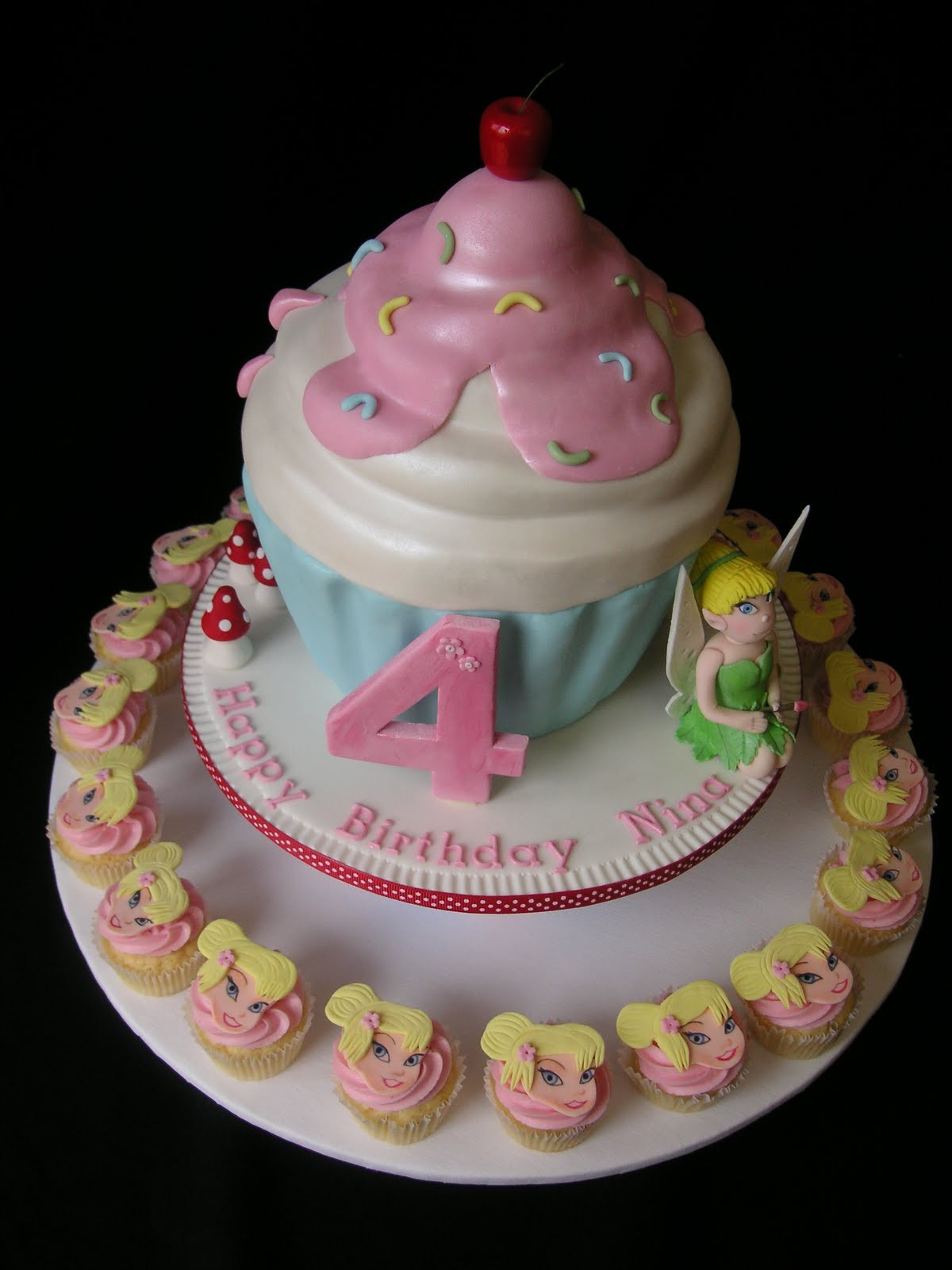 Birthday Cake Cupcakes
 Just call me Martha Tinkerbell giant cupcake birthday cake