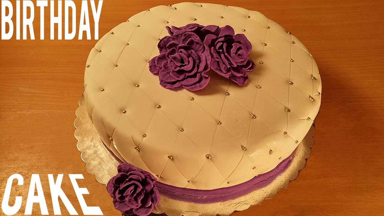Birthday Cake Decor
 Birthday Cake Decorating Birthday Fondant Cake