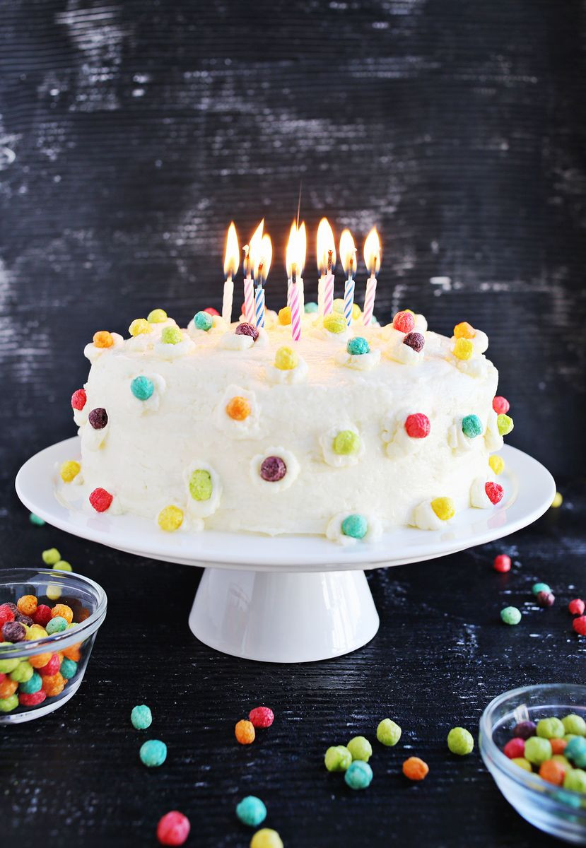 Birthday Cake Decor
 Funfetti Buttermilk Birthday Cake A Beautiful Mess