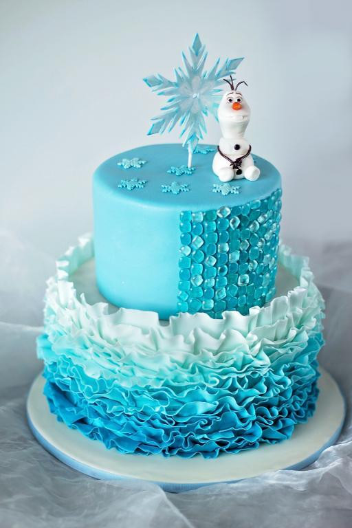Birthday Cake Design Ideas
 You have to see My "Frozen" Ombre Ruffle Cake by Seb1079