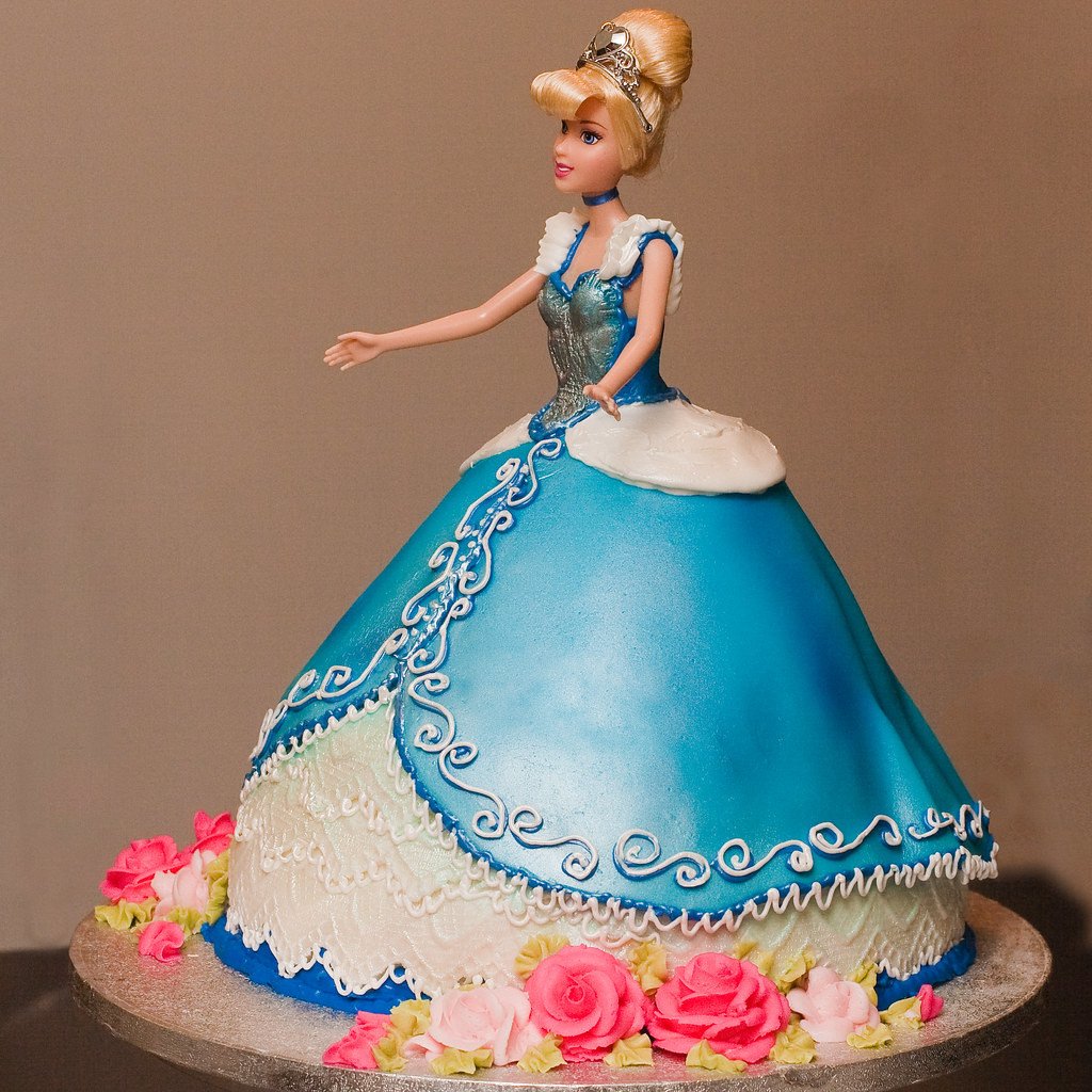 Birthday Cake Design Ideas
 Cinderella Doll Cake DWRowan