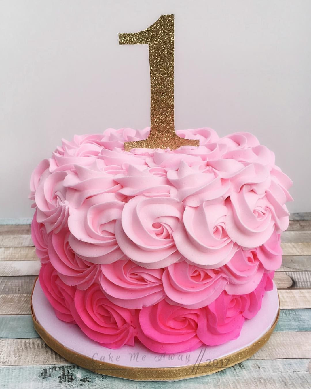 Birthday Cake For 1 Year Old Baby Girl
 Pin by Ronda Sanborn on Cake ideas in 2019