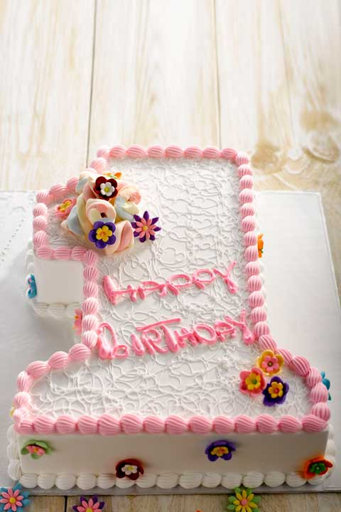 Birthday Cake For Baby Girl
 1st Birthday Cake Baby Girl Number e