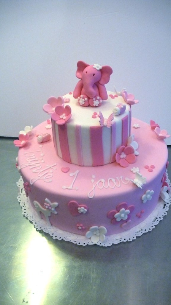 Birthday Cake For Baby Girl
 Little girl s 1st Birthday Cake