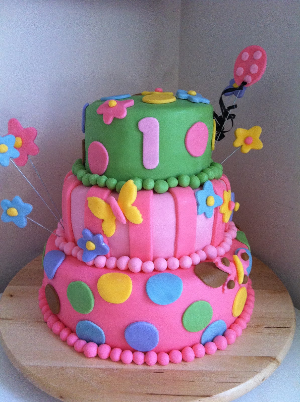 Birthday Cake Girl
 Sweetness by D 1st Birthday Cakes for girls