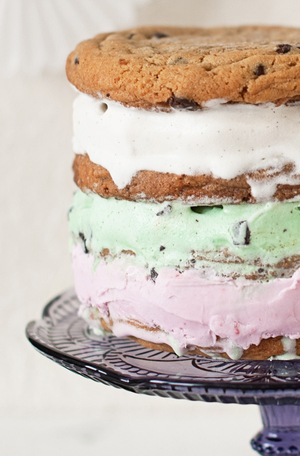 Birthday Cake Ice Cream Sandwich
 50th birthday cakes the Don Draper guide