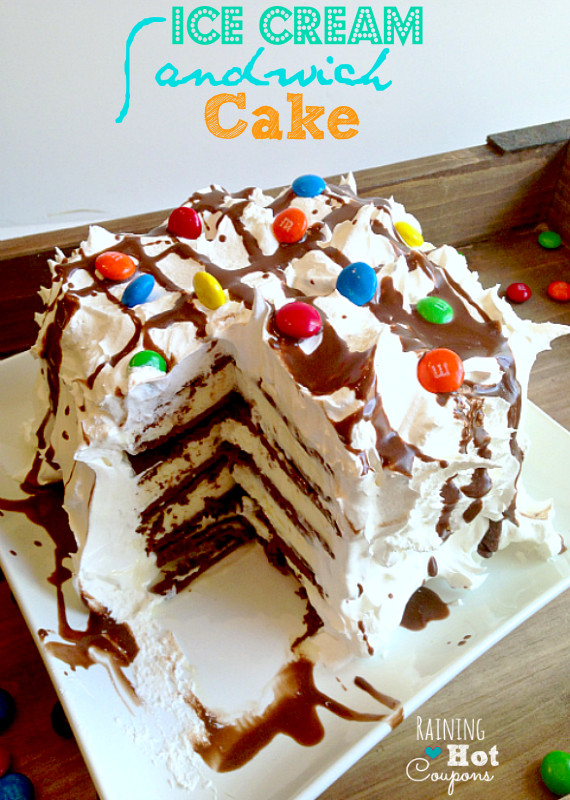 Birthday Cake Ice Cream Sandwich
 Ice Cream Sandwich Cake No Bake Recipe SUPER Easy