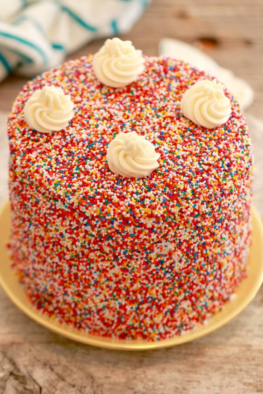 Birthday Cake Icing Recipe
 Vanilla Birthday Cake Recipe Gemma’s Bigger Bolder Baking