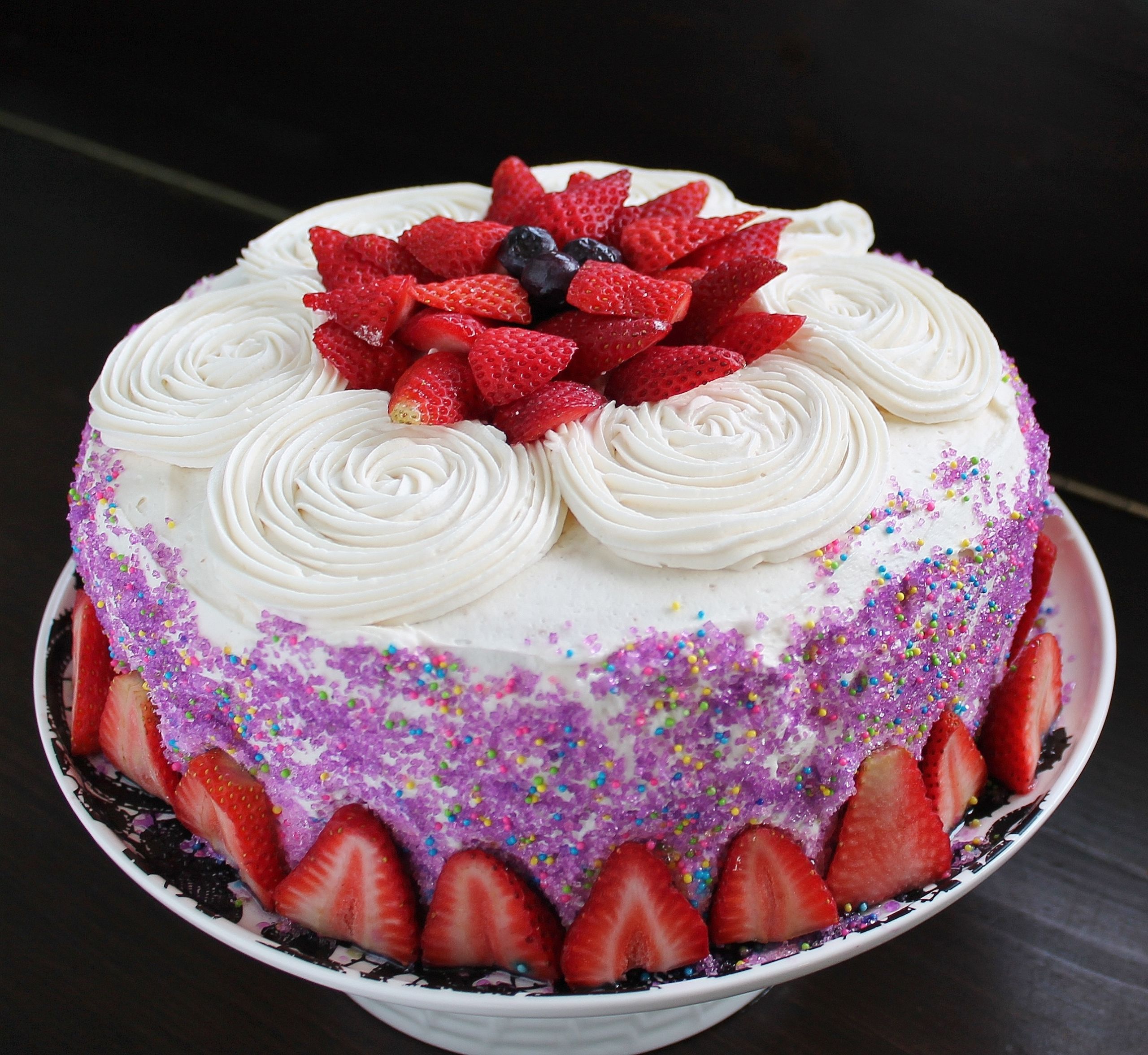 Birthday Cake Icing Recipe
 Vanilla Birthday Cake with the BEST Vanilla Frosting