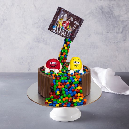 Birthday Cake M&amp;m
 M&M s Custom Birthday Cake