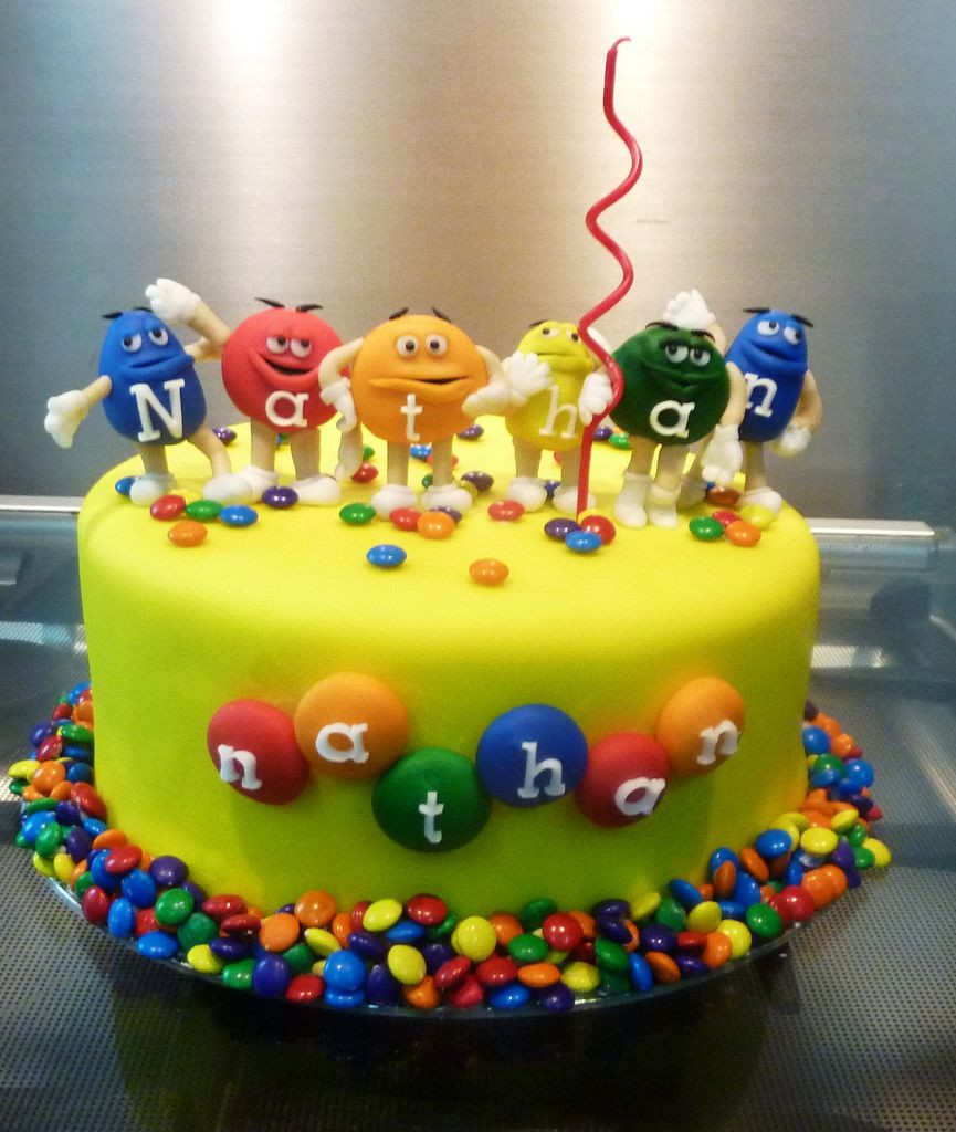 Birthday Cake M&amp;m
 m&m cake in 2019