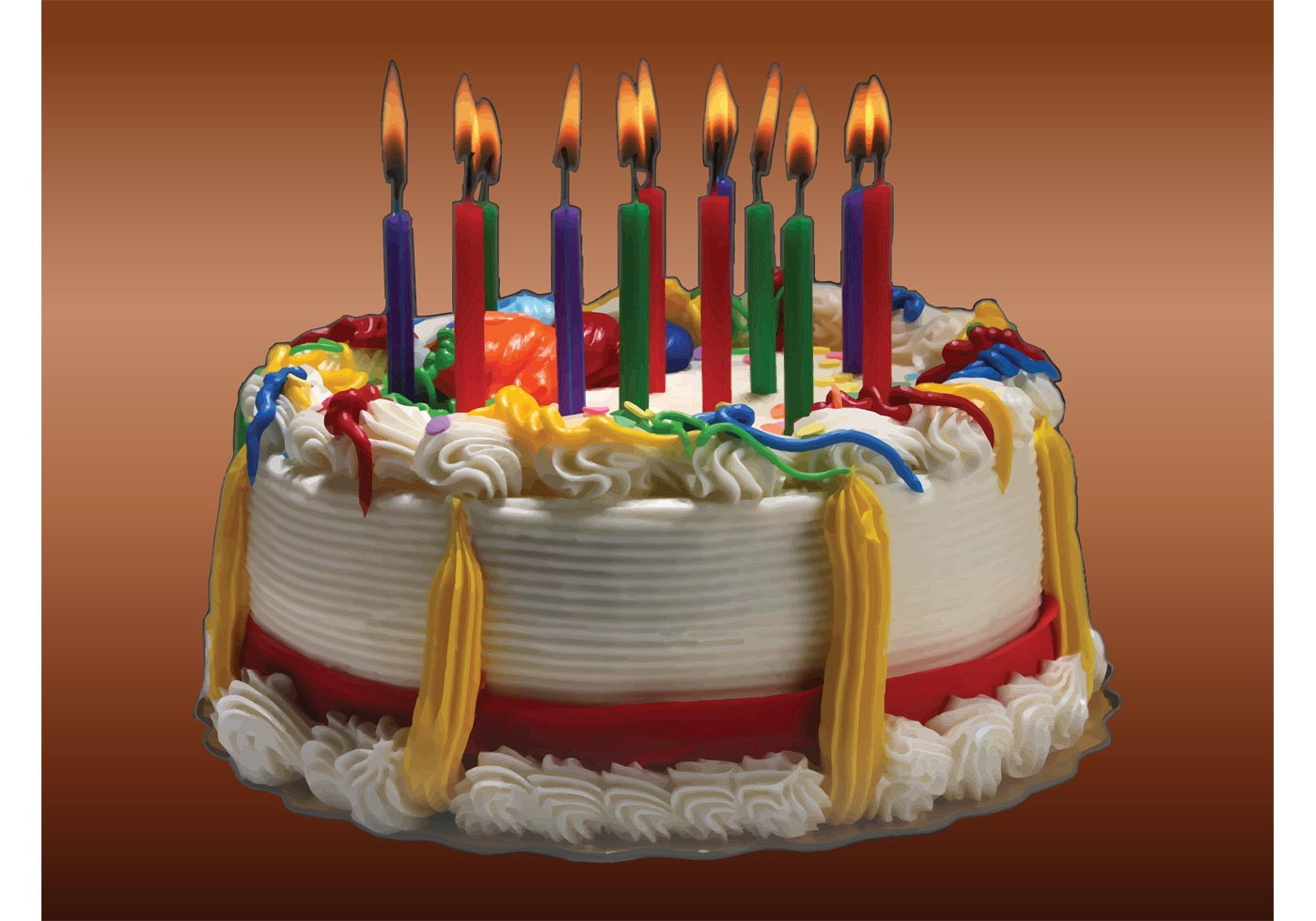 Birthday Cake Picture Free Download
 Birthday Cake Image Download Free Vector Art Stock