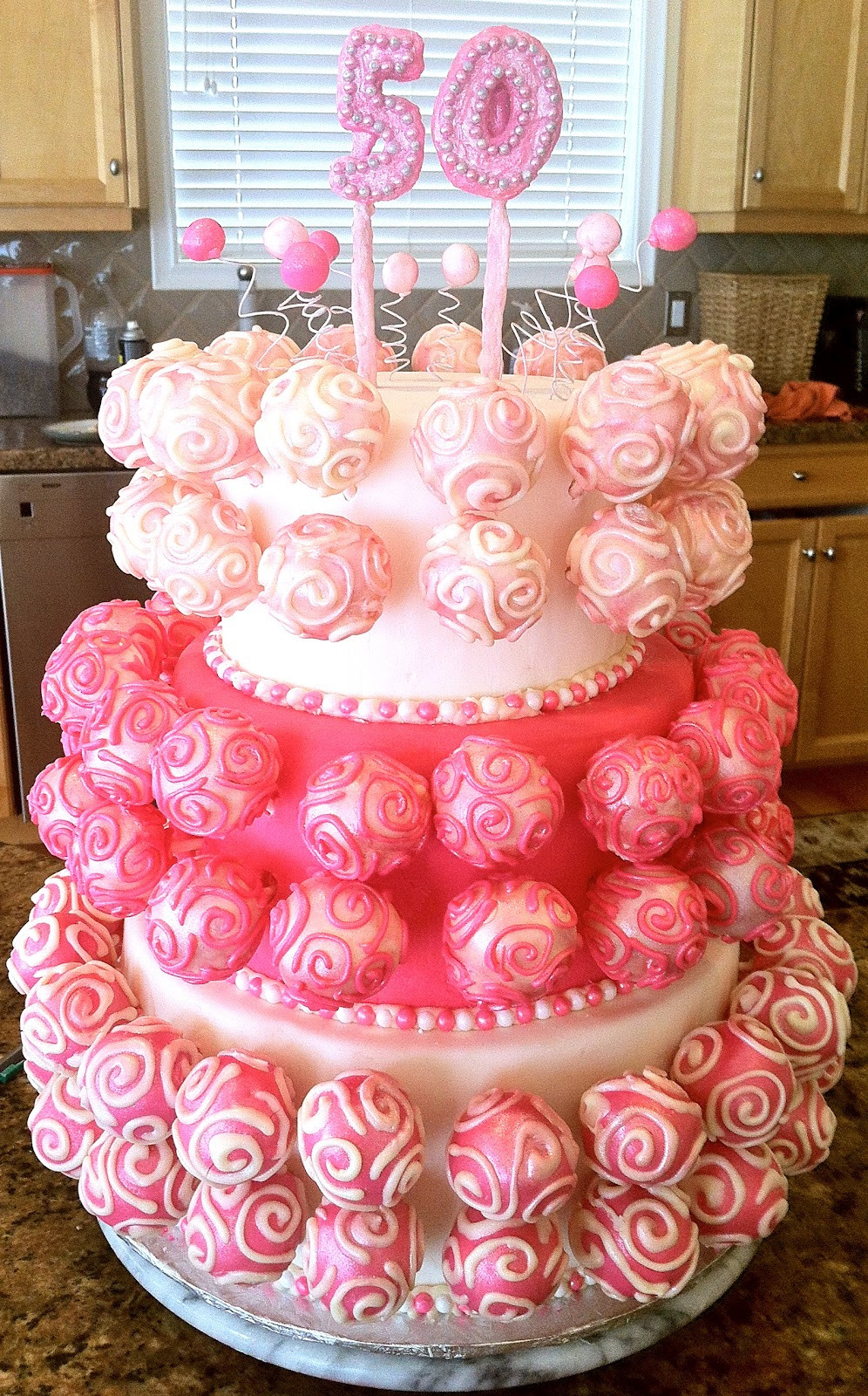 Birthday Cake Pops
 Delaine s Skinny Delights Birthday Cake Pop Cake