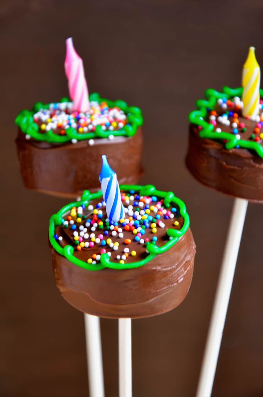 Birthday Cake Pops
 Birthday Cookie Cake Pops