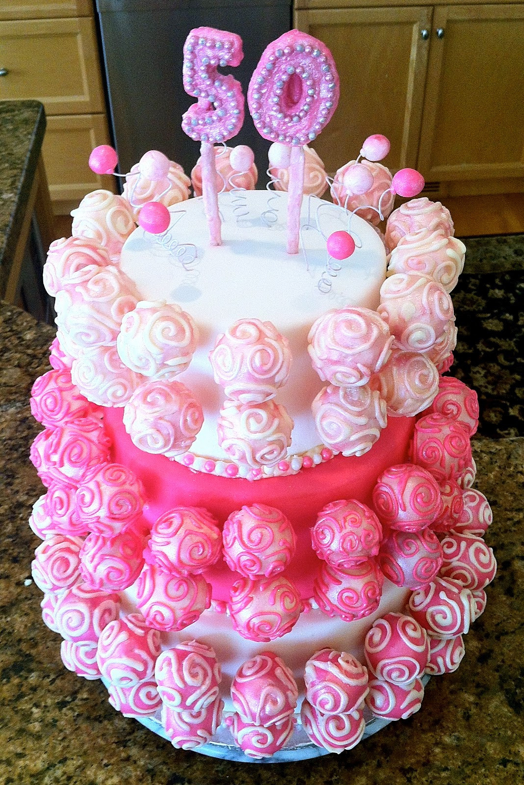 Birthday Cake Pops
 Delaine s Skinny Delights Birthday Cake Pop Cake