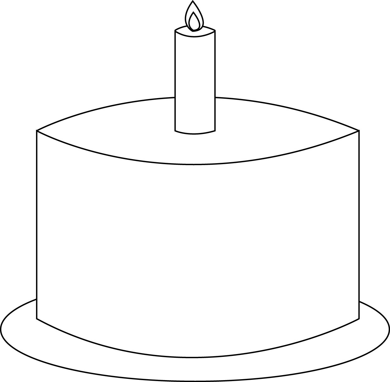 Birthday Cake Template
 design process blog Project 3 Birthday Cake Assets