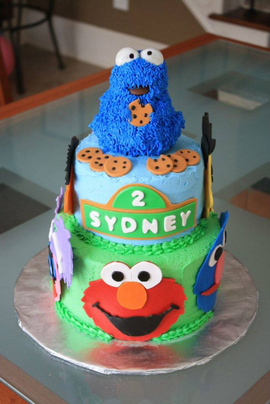 Birthday Cake Video
 Sesame Street Birthday Cake All Fondant Details