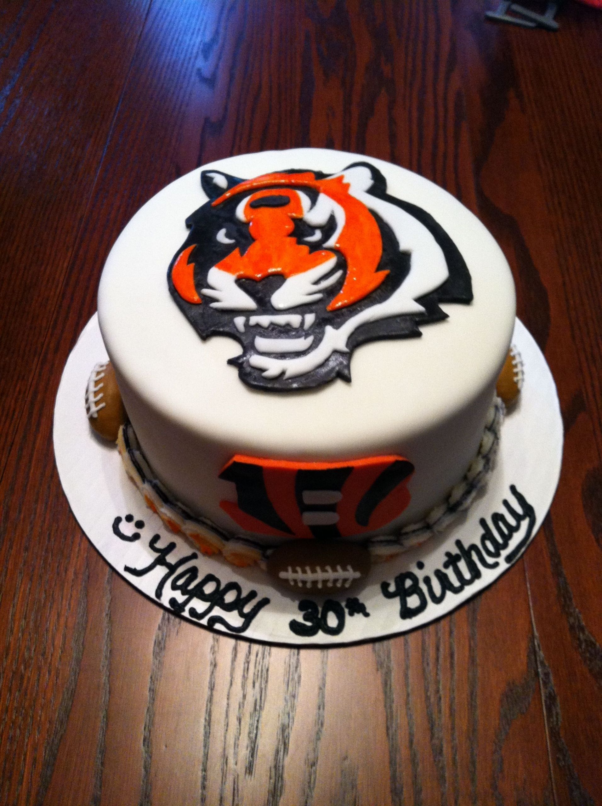 Birthday Cakes Cincinnati
 Cincinnati Bengals Bengals Birthday Cake