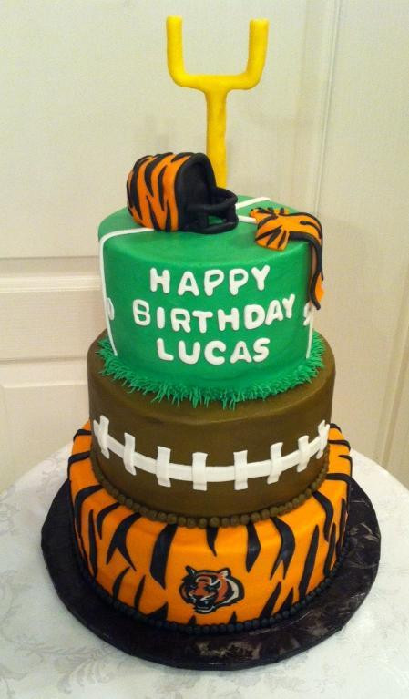 Birthday Cakes Cincinnati
 You have to see Cincinnati Bengals Football Cake by