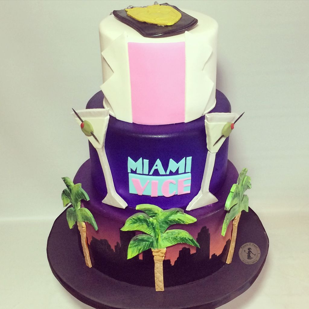 Birthday Cakes Miami
 Miami vice birthday cake in 2019