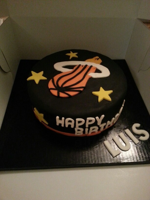 Birthday Cakes Miami
 Miami Heat Cake Big Bryson s birthday cake