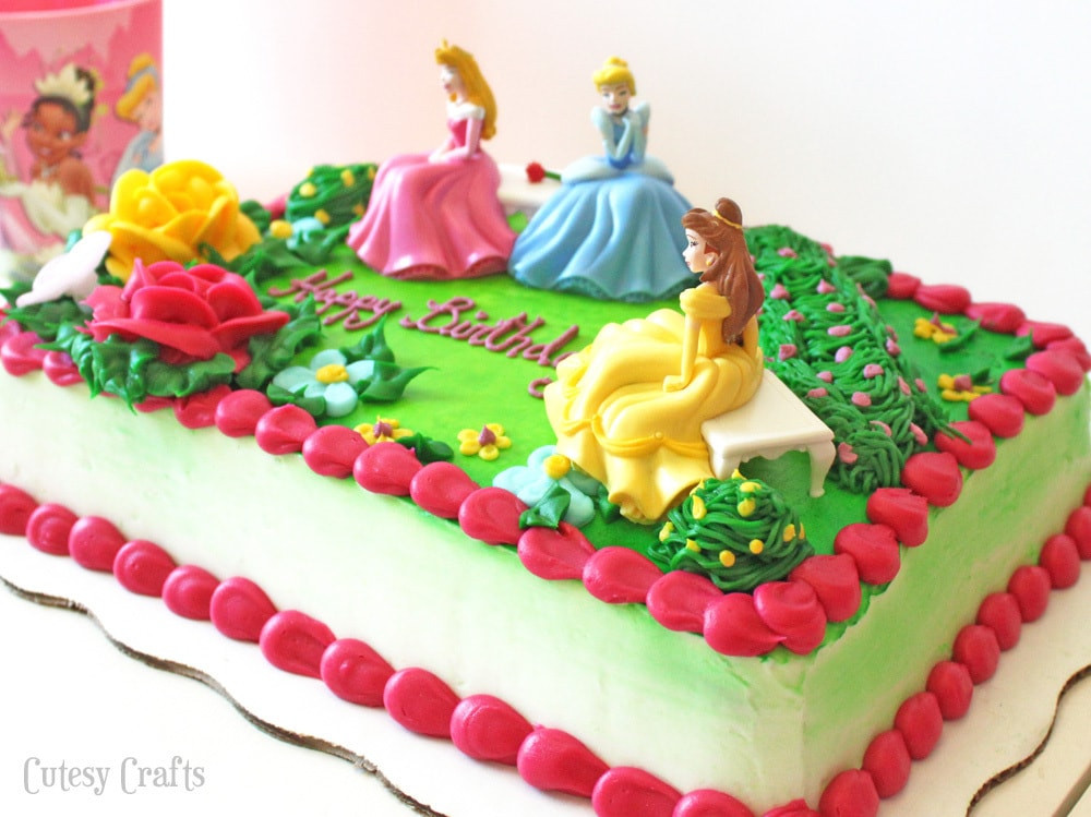 Birthday Cakes Walmart
 Disney Princess Birthday Celebration Cutesy Crafts