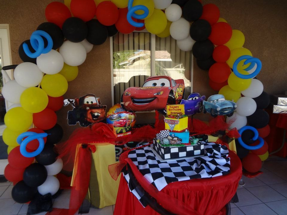 Birthday Car Decorations
 Cars Theme Party Decoration in 2019