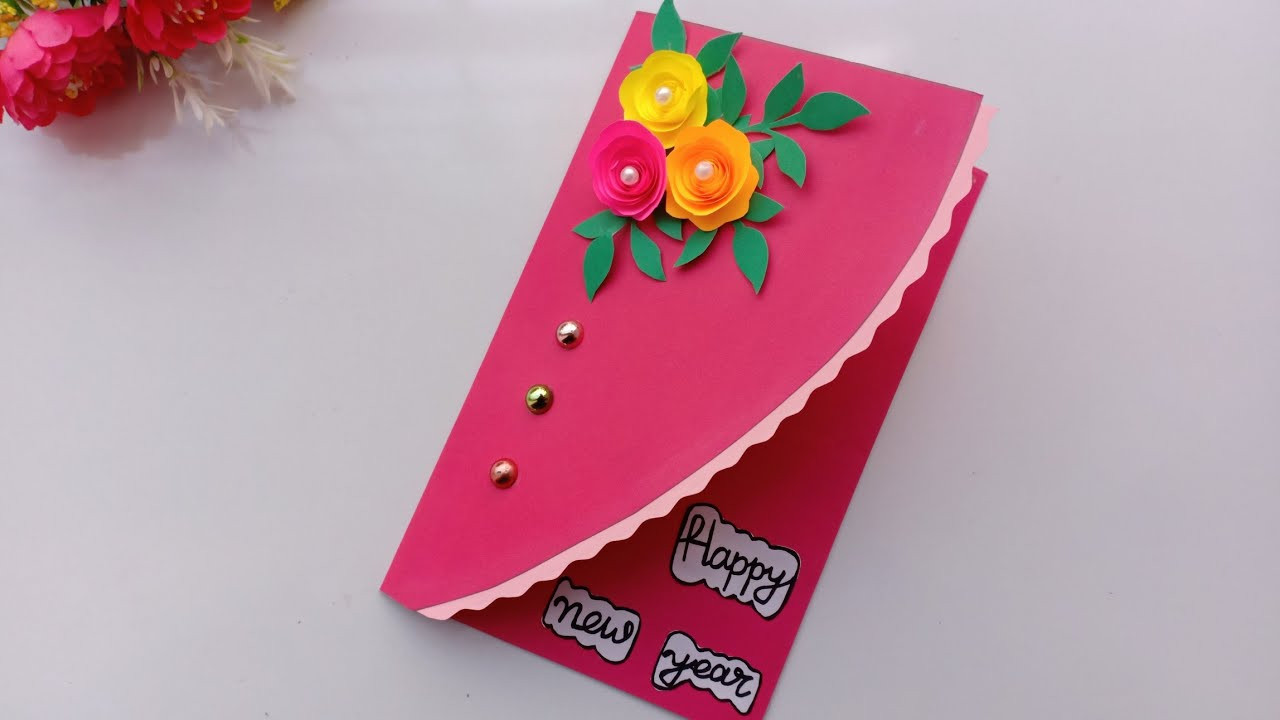 Birthday Card Designs
 Beautiful Handmade Happy New Year 2019 Card Idea DIY